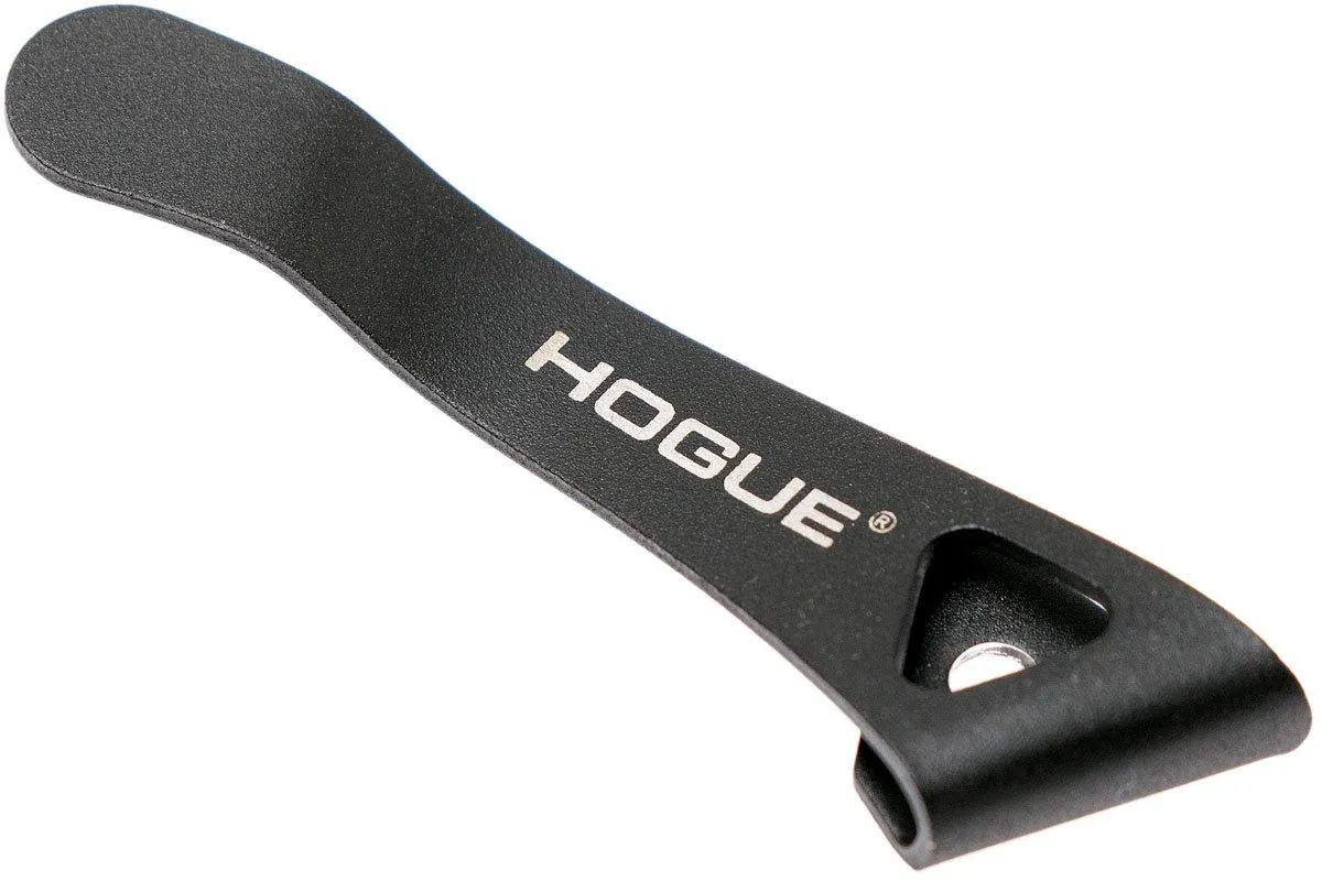 Hogue X5 3.5" Wharncliffe 34569 Buttonlock Flipper navaja, Black Finish