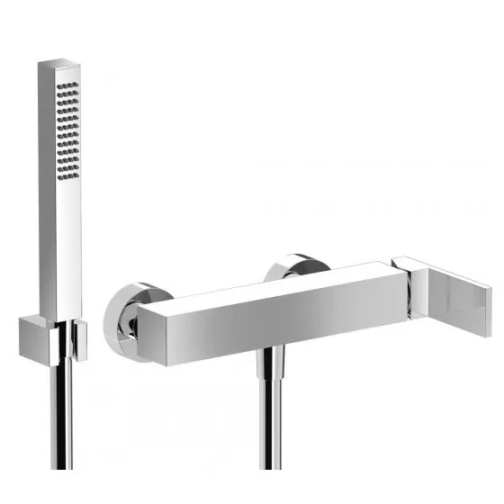 IB RUBINETTERIE RUBACUORI MEZCLADOR DE DUCHA EXTERNO DE PARED CROMADO