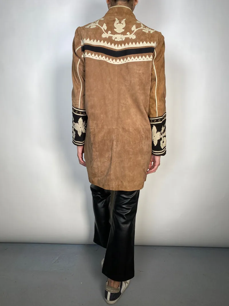 INDIA CHIC Chaqueta Gamuza