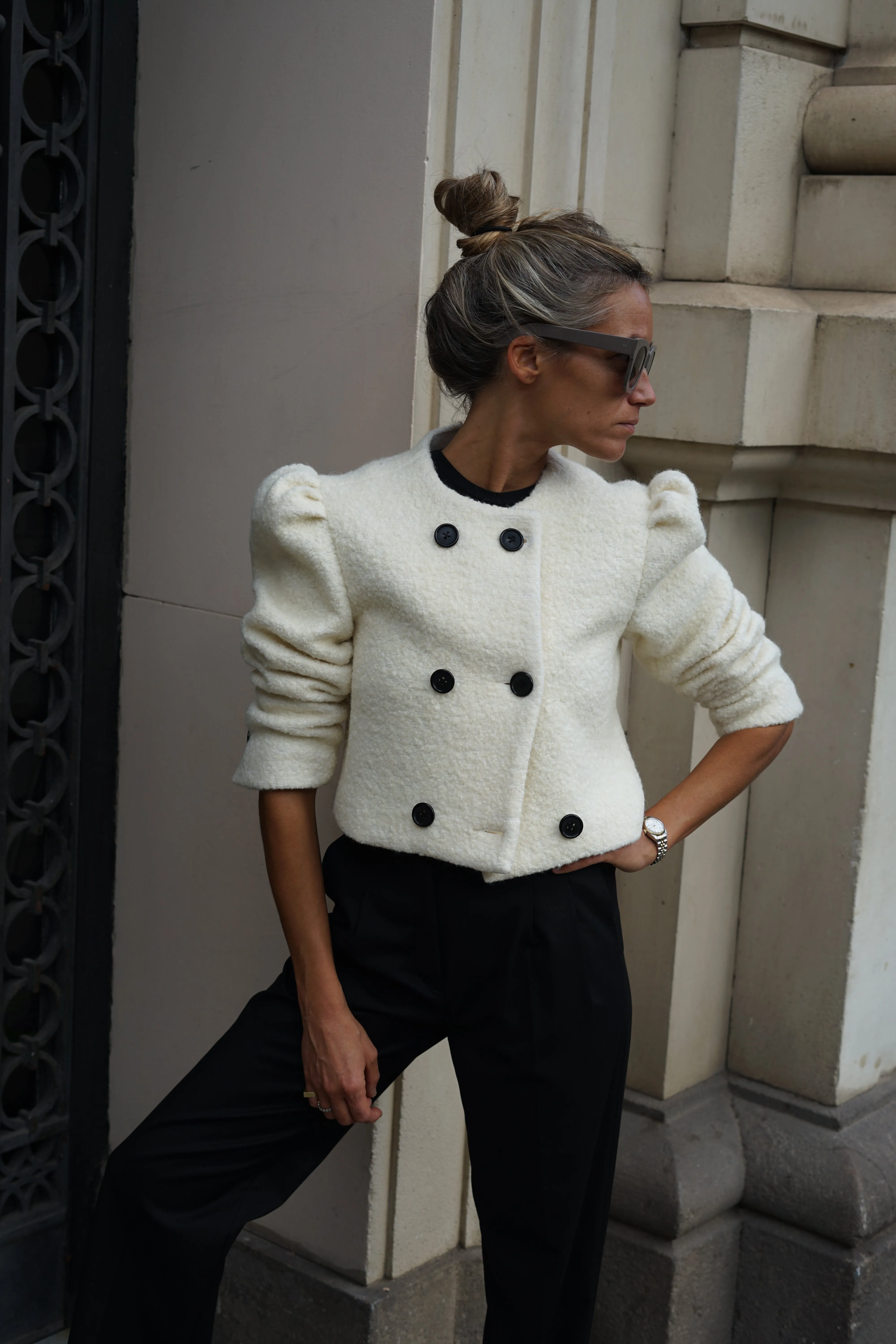 JACKET BRITISH ECRU