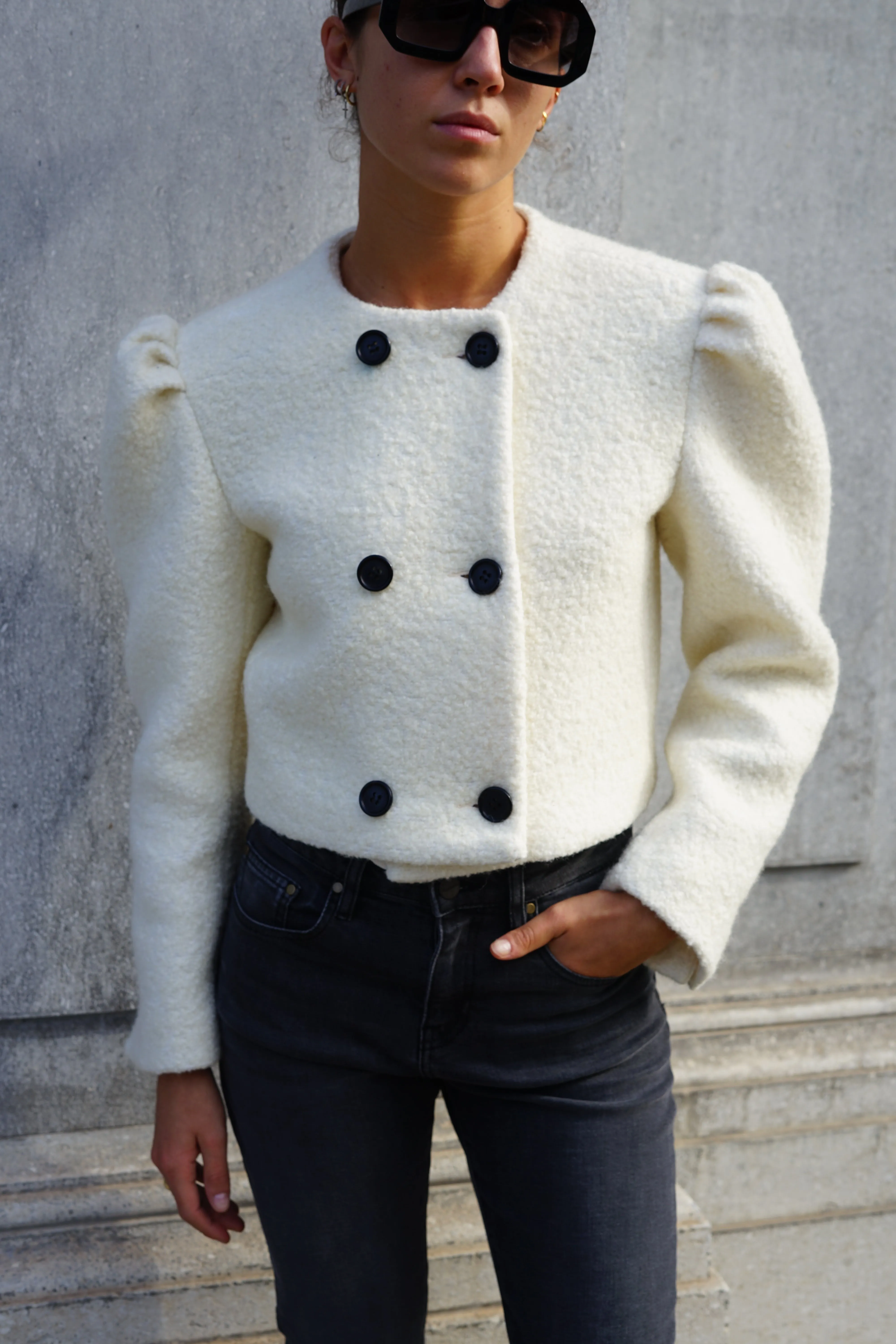 JACKET BRITISH ECRU