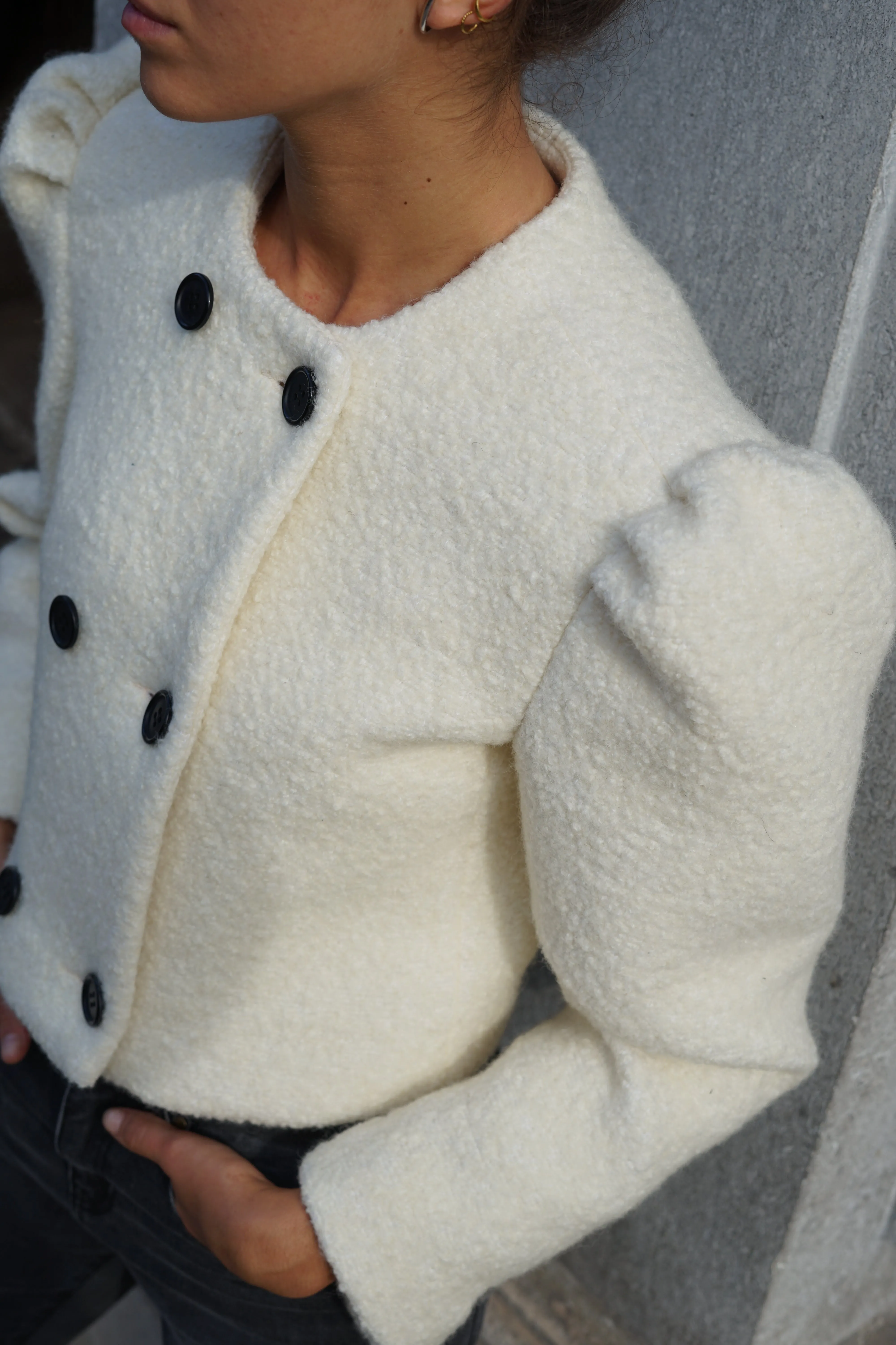 JACKET BRITISH ECRU