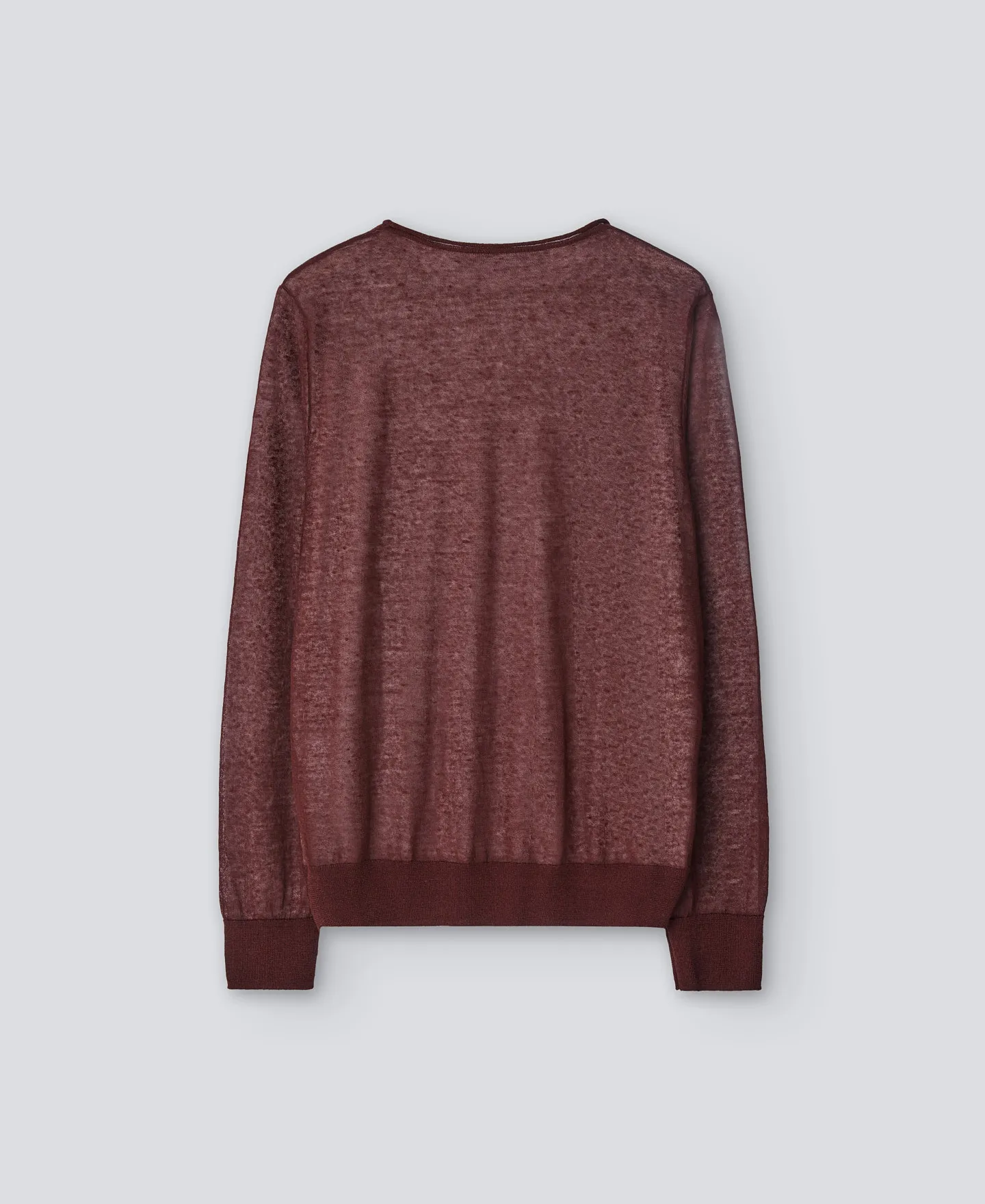 Jersey jaspeado marrón hombre