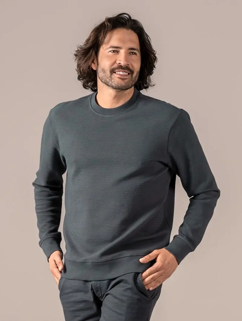Jersey sudadera para hombre de algodón orgánico