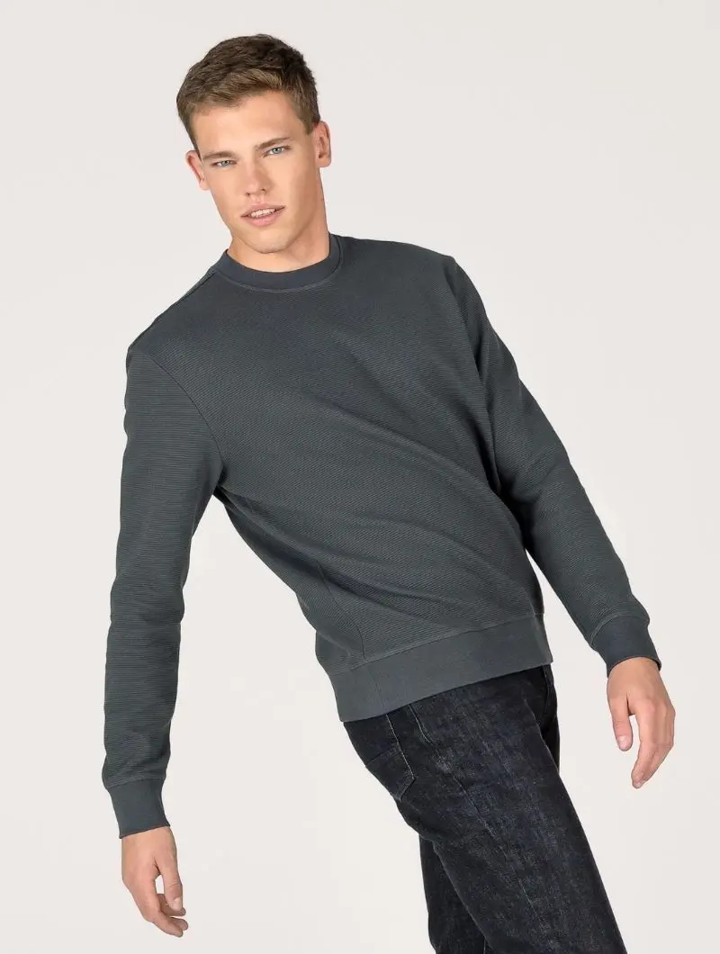Jersey sudadera para hombre de algodón orgánico
