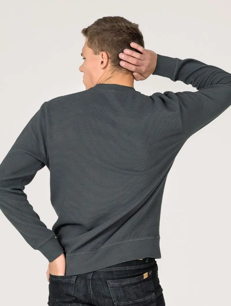 Jersey sudadera para hombre de algodón orgánico