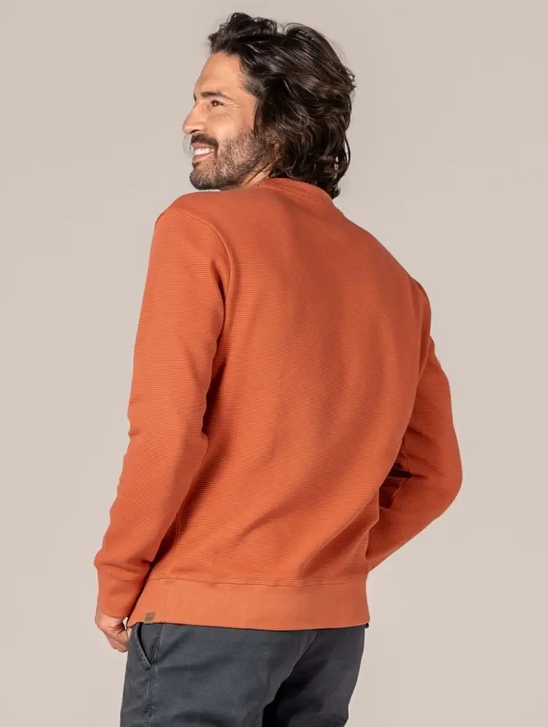 Jersey sudadera para hombre de algodón orgánico