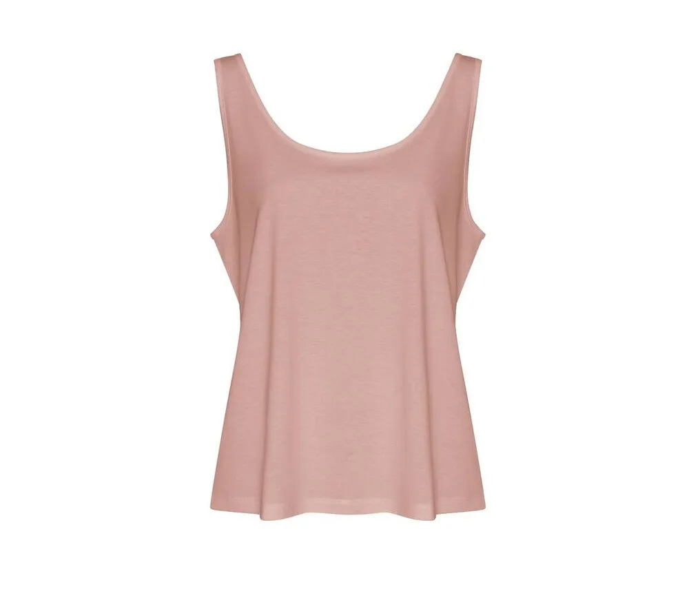 JUST T'S JT017  TRIBLEND WOMEN'S TANK TOP  DUSTY PINK