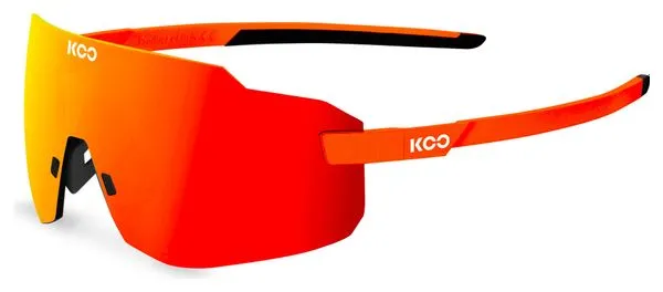 KOO GAFAS DE SOL KOO SUPERNOVA NARANJA FLUORESCENTE  LENTES ROJO ESPEJO