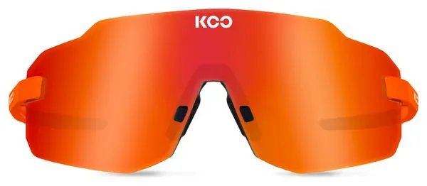 KOO GAFAS DE SOL KOO SUPERNOVA NARANJA FLUORESCENTE  LENTES ROJO ESPEJO