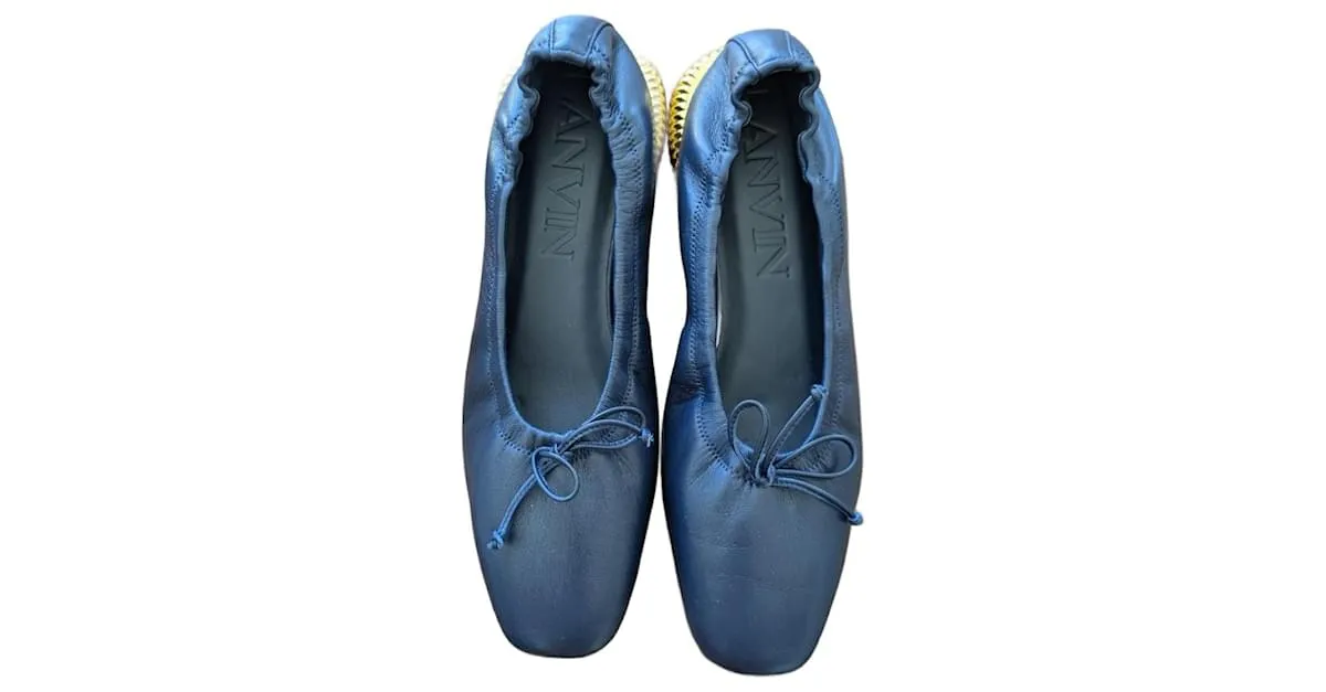 Lanvin Bailarinas Azul 