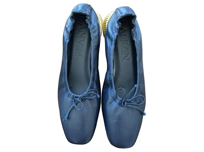 Lanvin Bailarinas Azul 