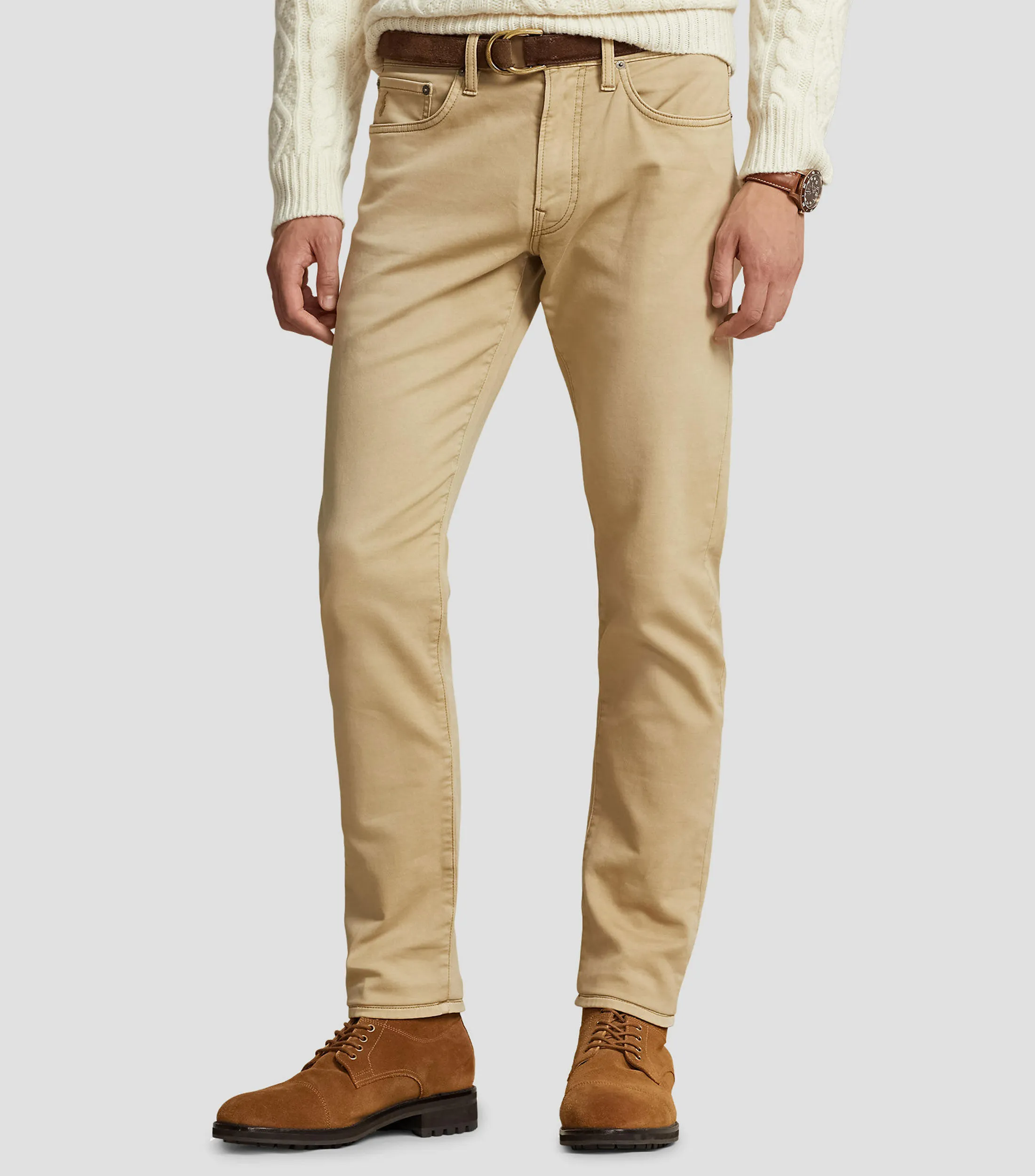 Lauren Ralph Lauren Pantalón chino Sullivan Slim de punto Hombre