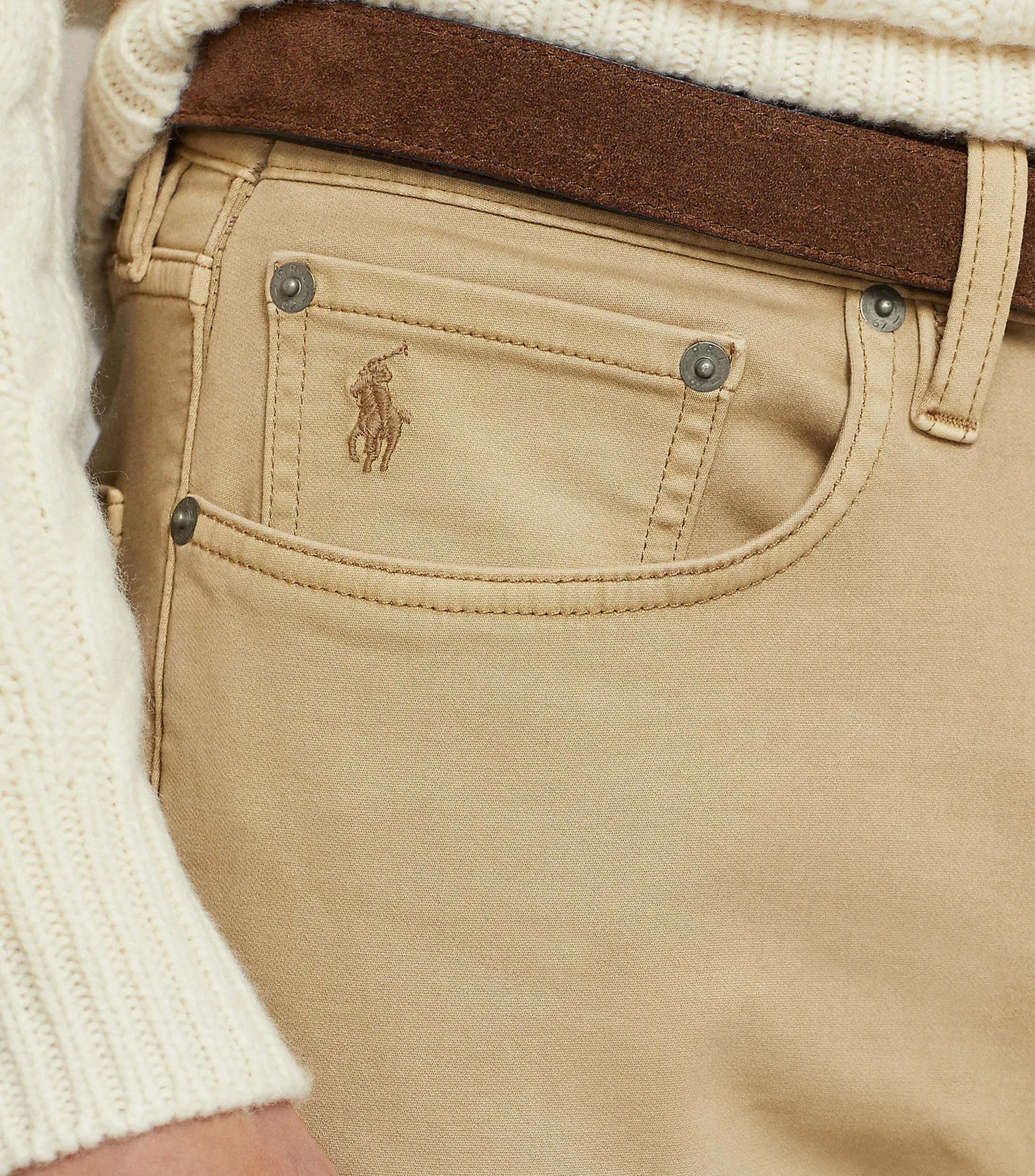 Lauren Ralph Lauren Pantalón chino Sullivan Slim de punto Hombre