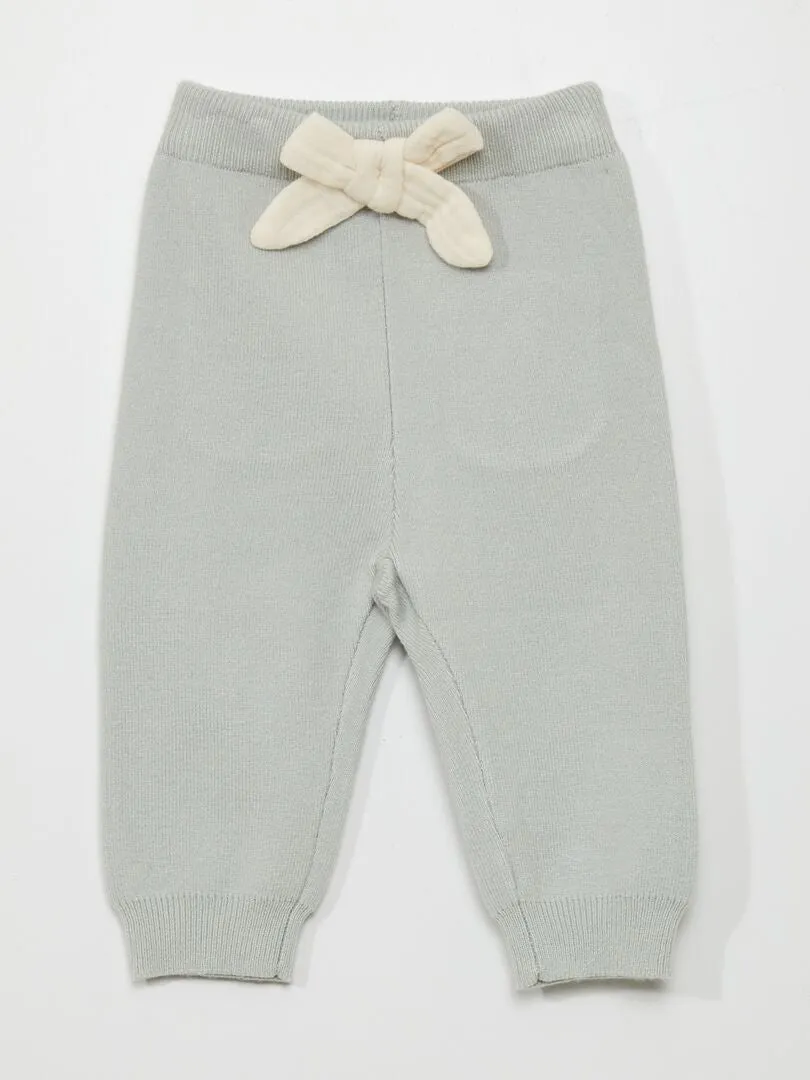 LEGGING DE PUNTO  AZUL