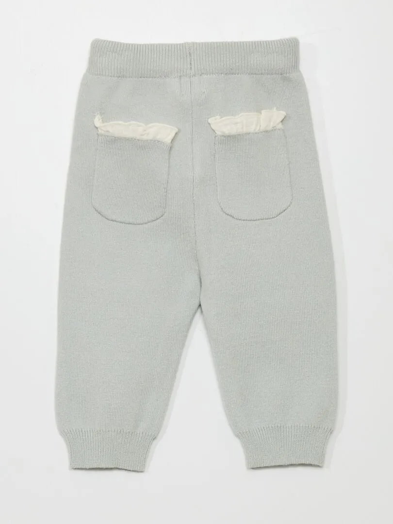 LEGGING DE PUNTO  AZUL