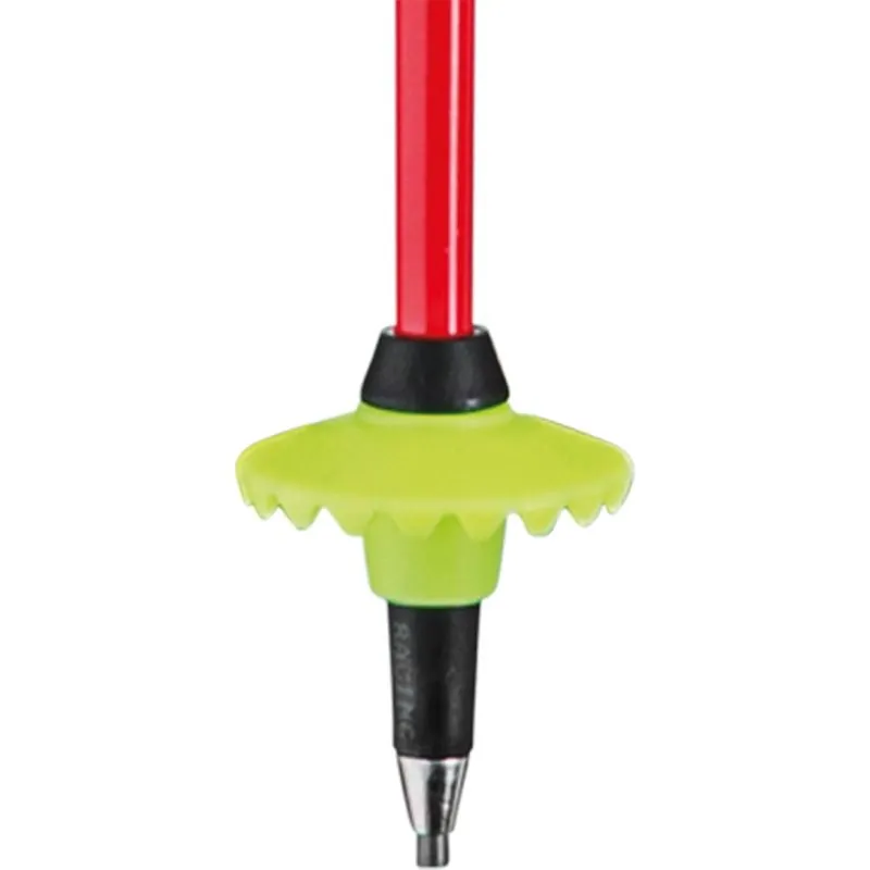 Leki Bastones Venom SL 3D (Rojo brillante/Negro/Amarillo neón)