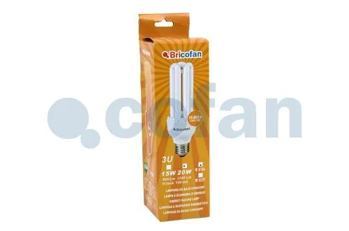 Lámpara Bajo consumo 3U 20W/E14