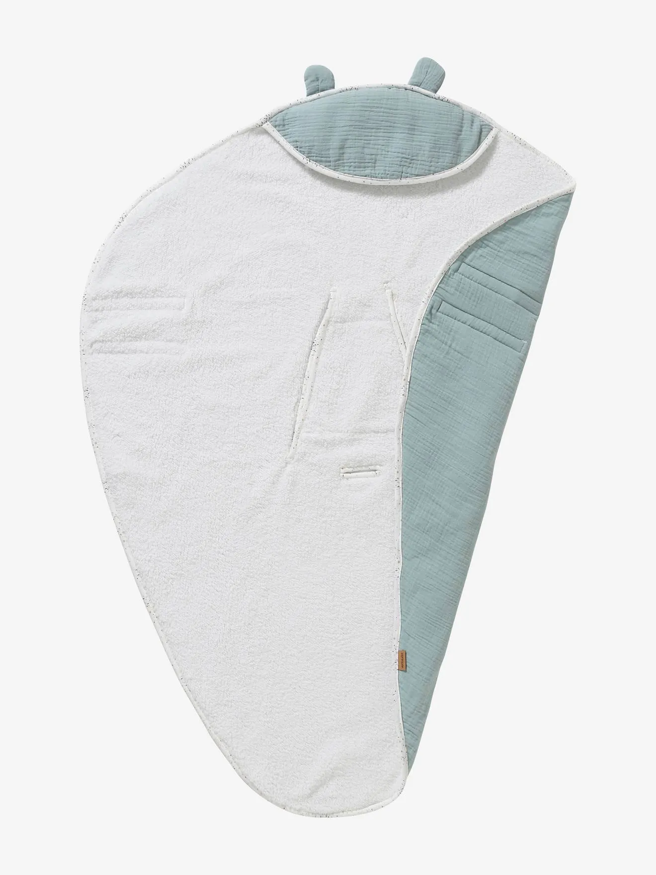 Manta con capucha para silla de coche tipo huevo