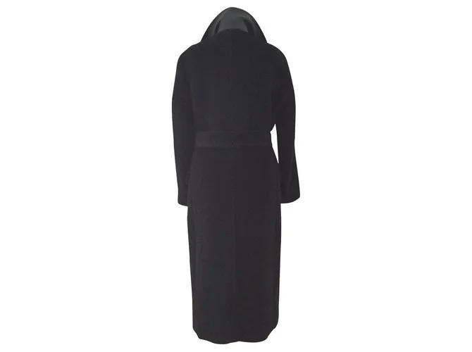 Max Mara Abrigos, Ropa de calle Negro 