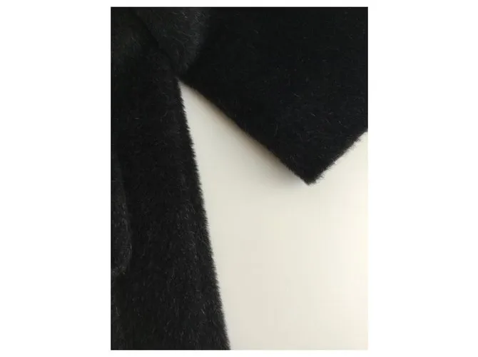 Max Mara Abrigos, Ropa de calle Negro 