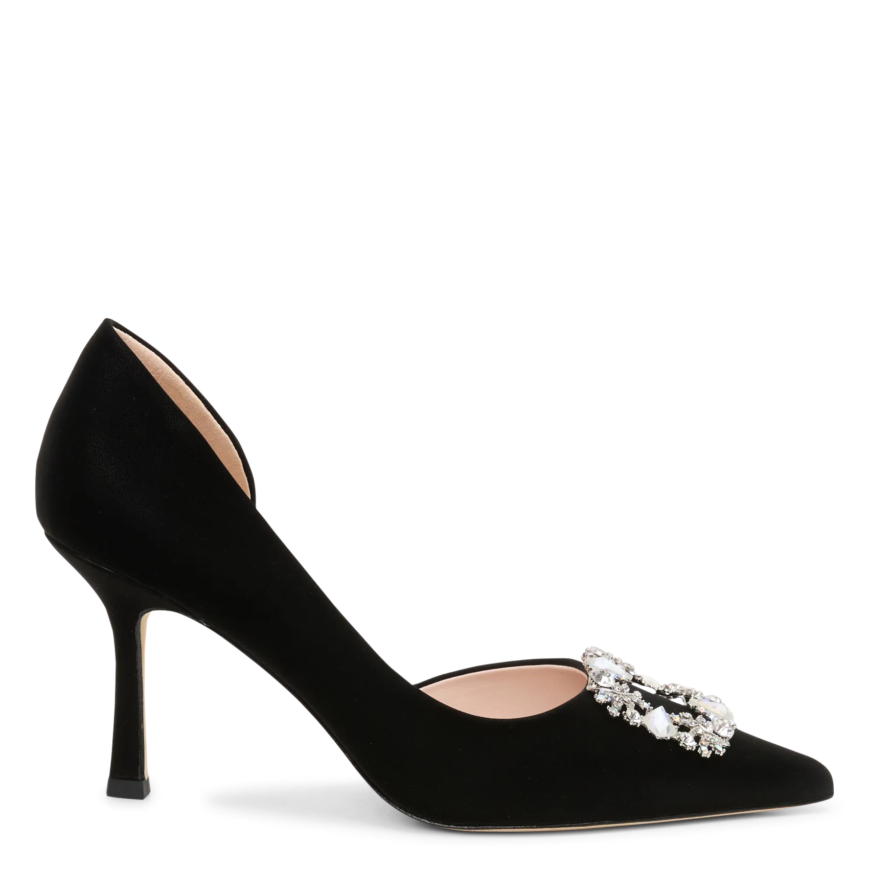 MI/MAI ASTORIA  ZAPATOS DE TACóN DE CUERO SATINADO EN NEGRO