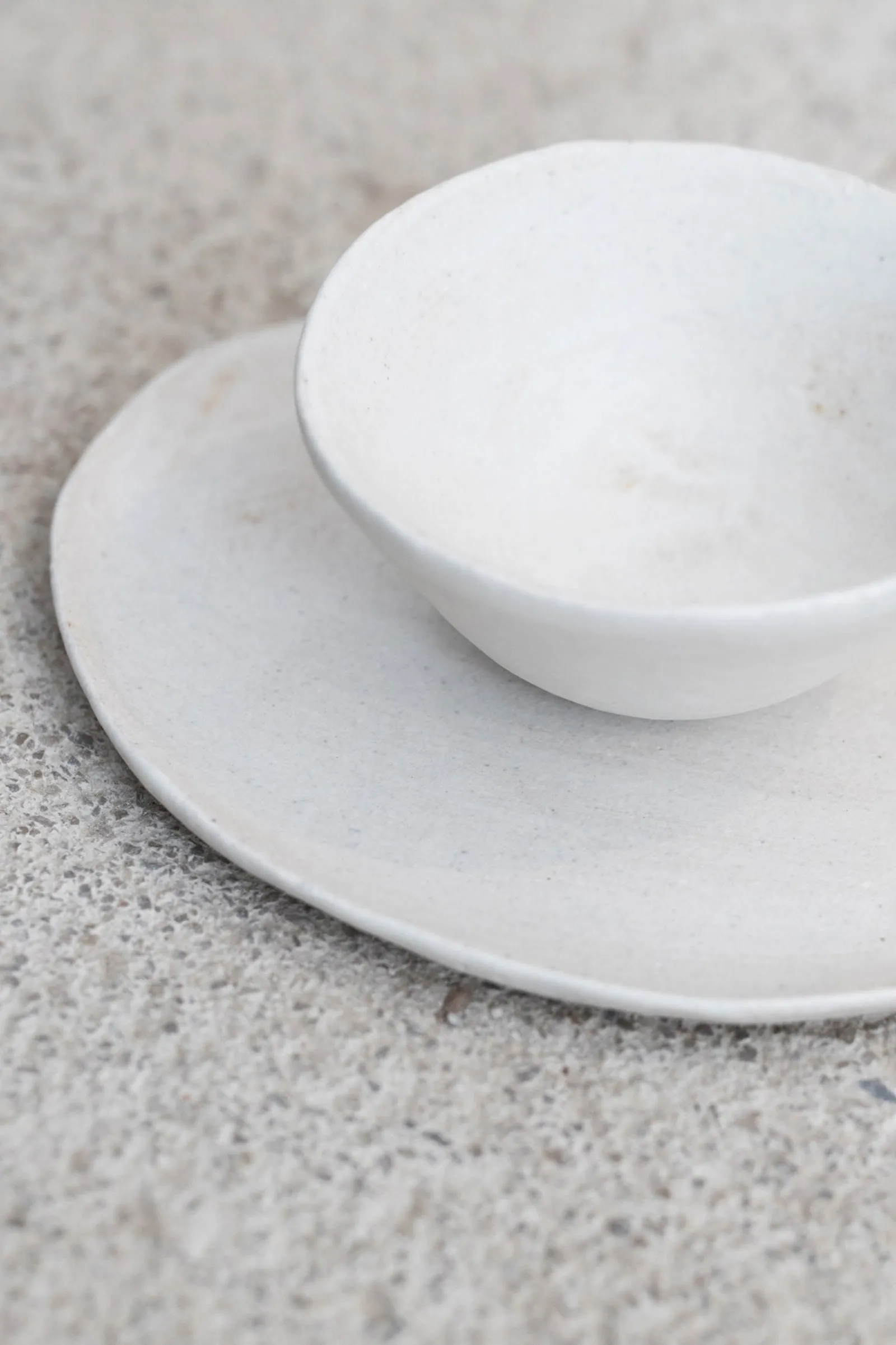 Mini Plate Blanc