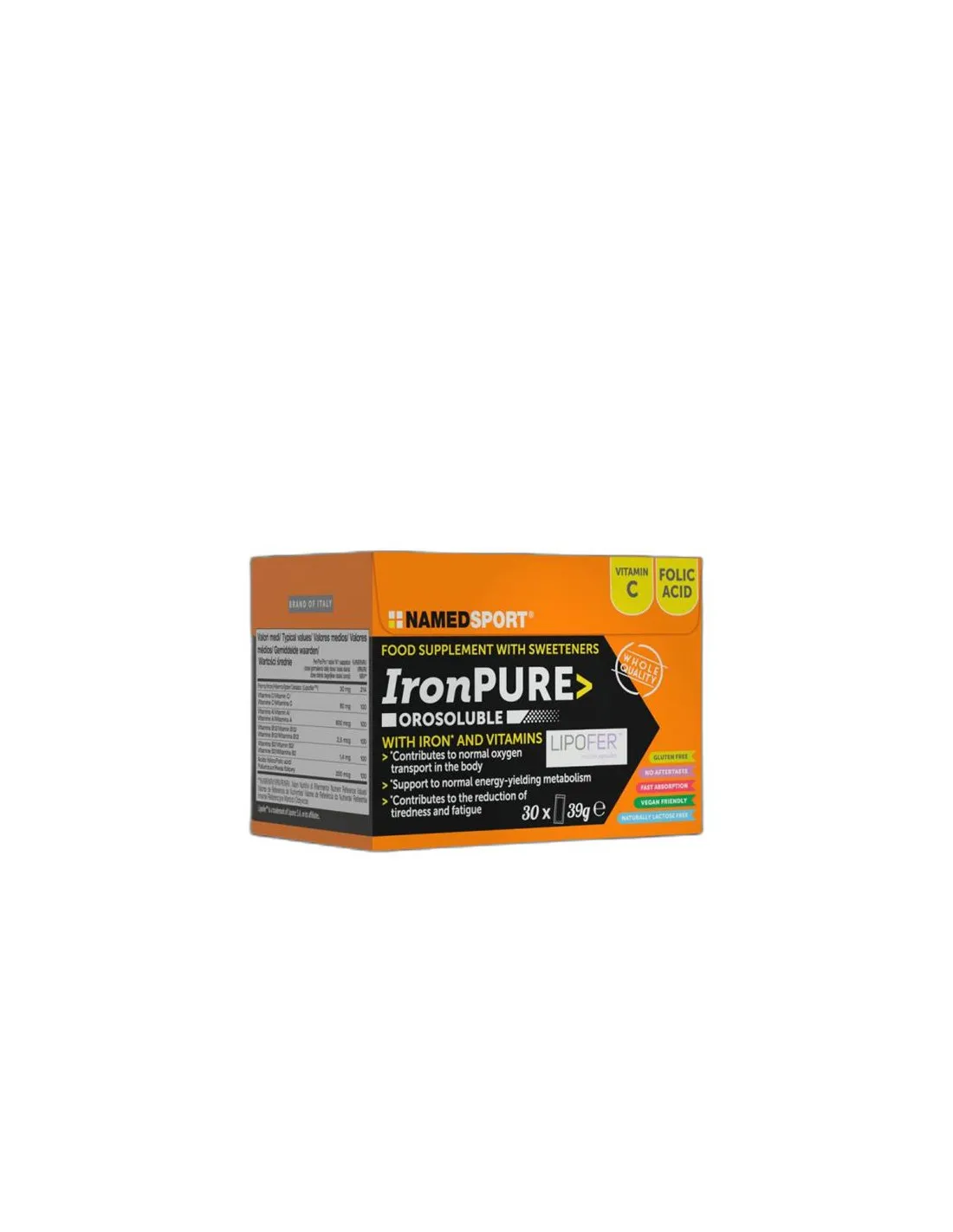 Multivitaminico NamedSport Ironpure Orosoluble 30 Sobres