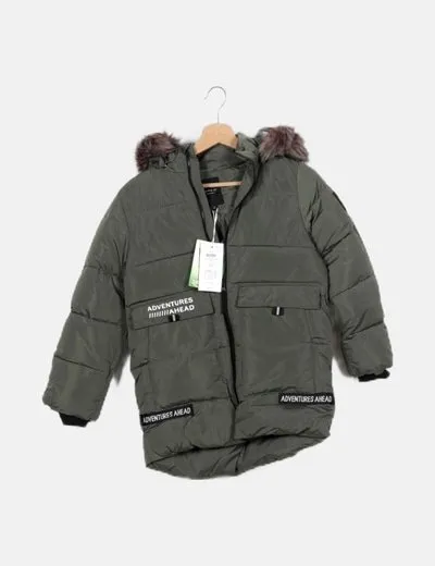Name it Chaqueta acolchada verde