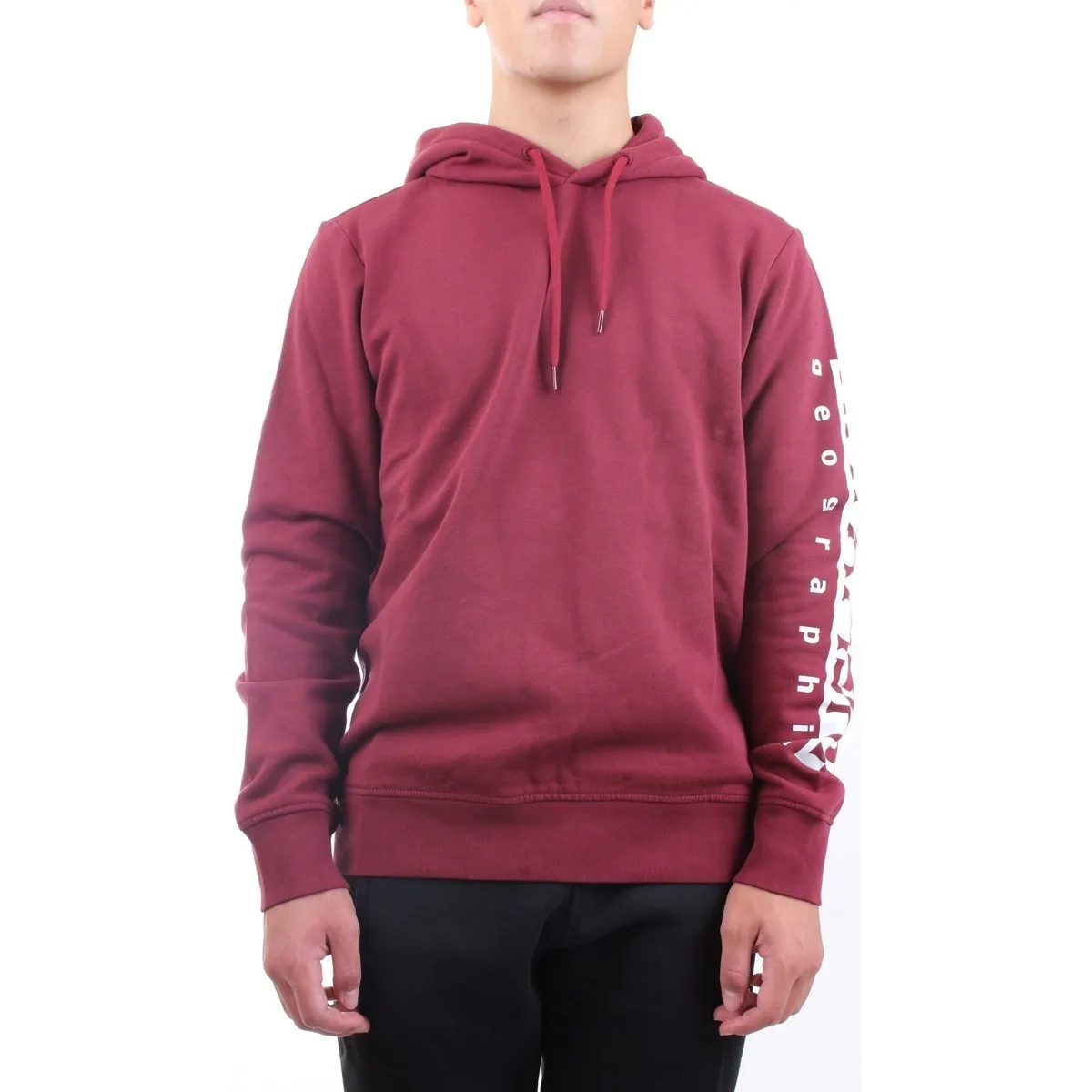 NP0A4FQM Sudadera hombre borgoña