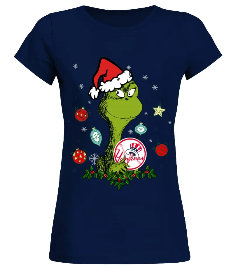 NYYK GRINCH FACE TSHIRT CAMISETA CUELLO REDONDO MUJER