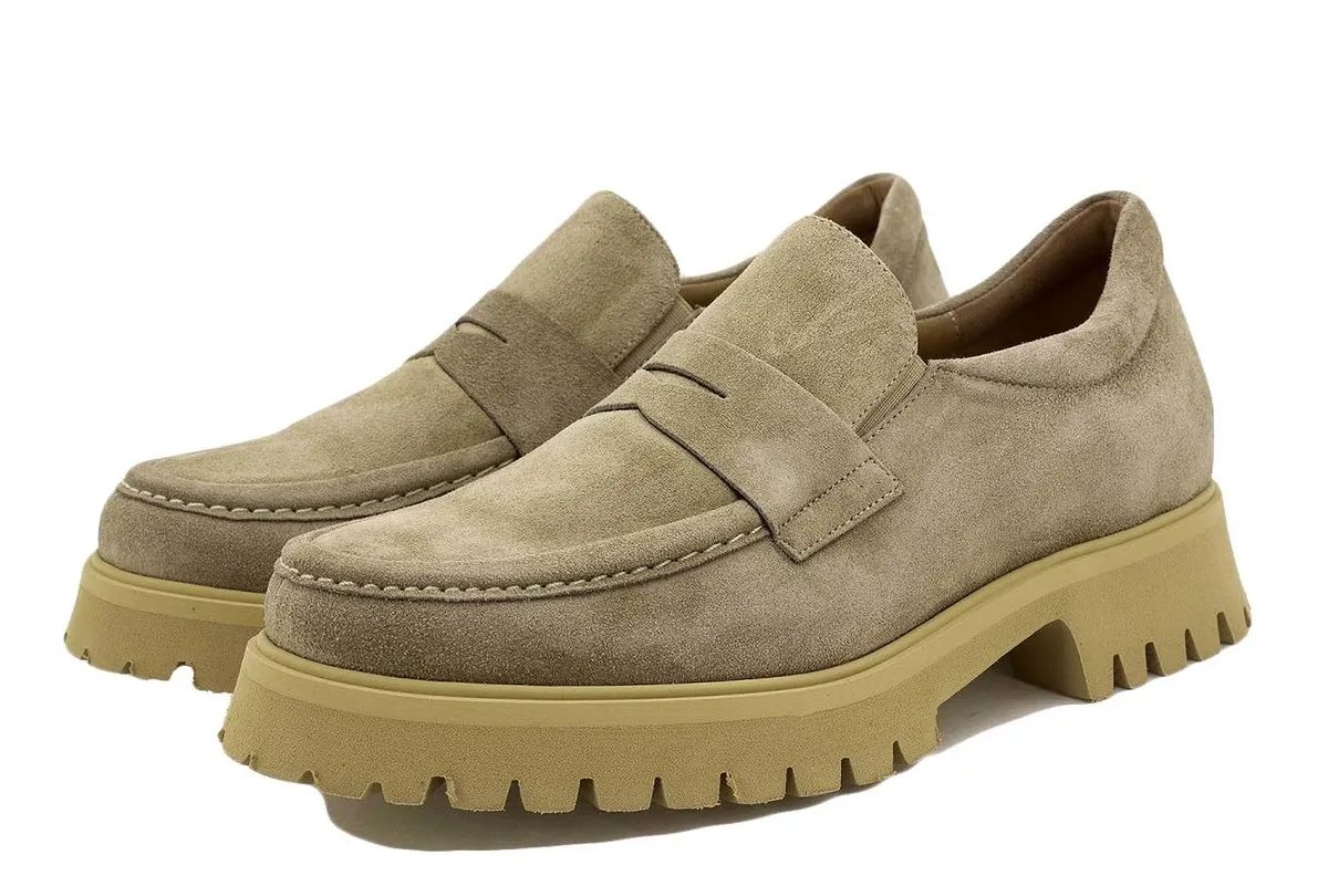 Oat Suede Moccasin