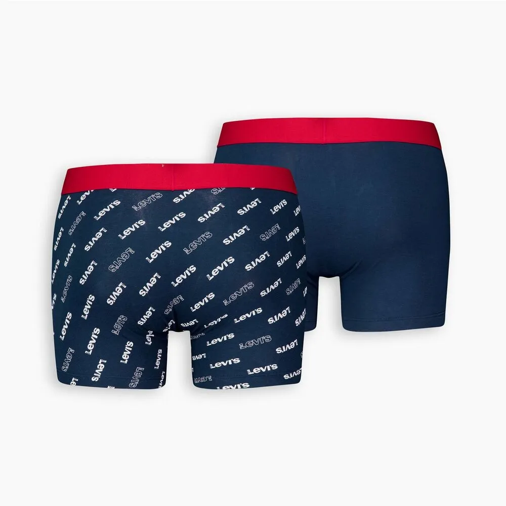 Pack 2 Calzoncillos Boxer Azul Levis Logo S