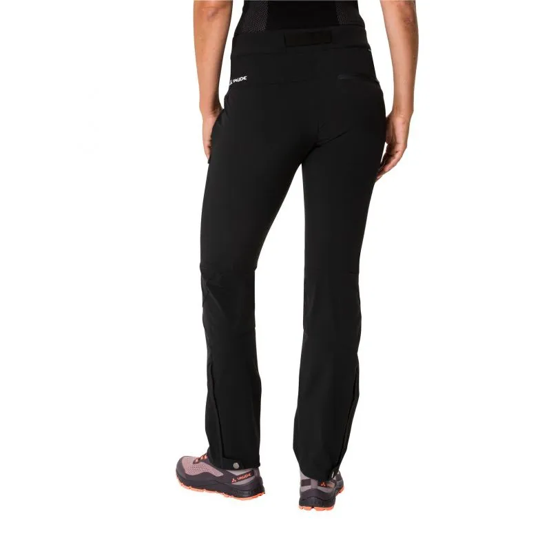 Pantalones Sofshell Vaude Badile Pants II (Black) Mujer