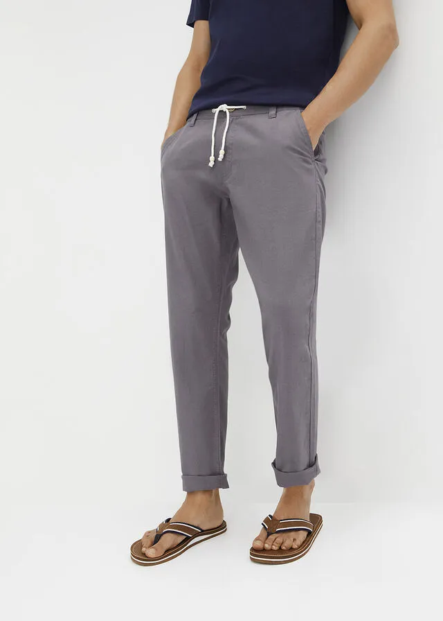Pantalón chino Gris ahumado