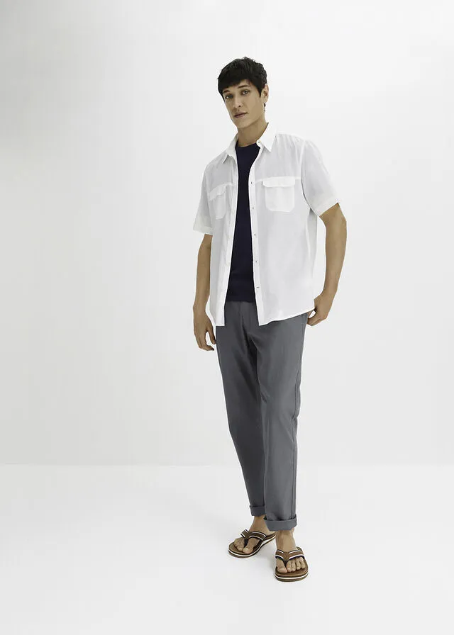 Pantalón chino Gris ahumado