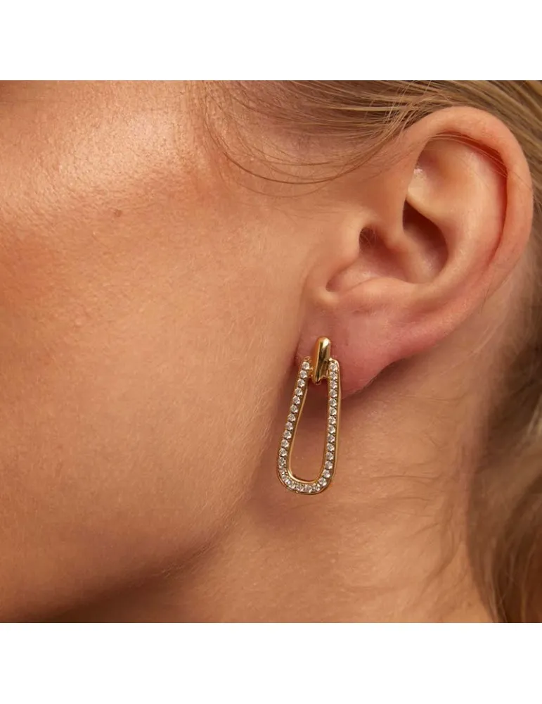 Pendientes Uno de 50 Prosperity Topaz Dorado