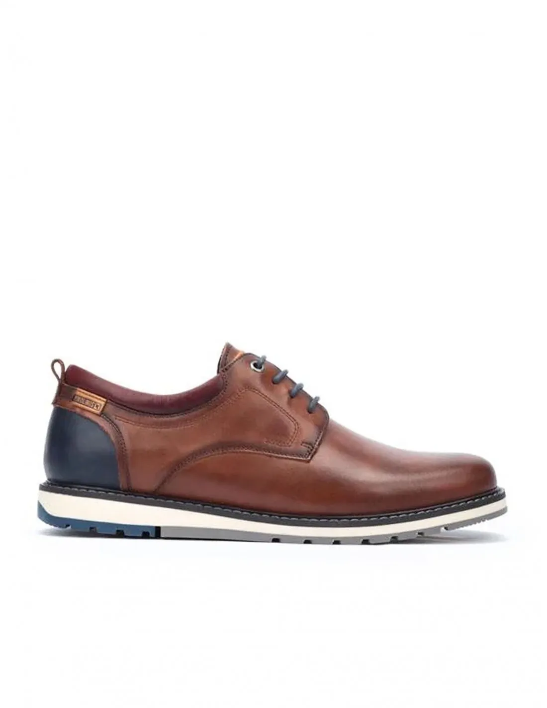 PIKOLINOS Zapatos Cordones Piel Marrón Cuero