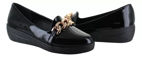 Pink Latte Zapato Mocasin Vestir Casual Cadena Mujer 91901