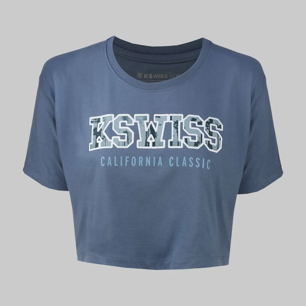 PLAYERA KSWISS CROP MUJER