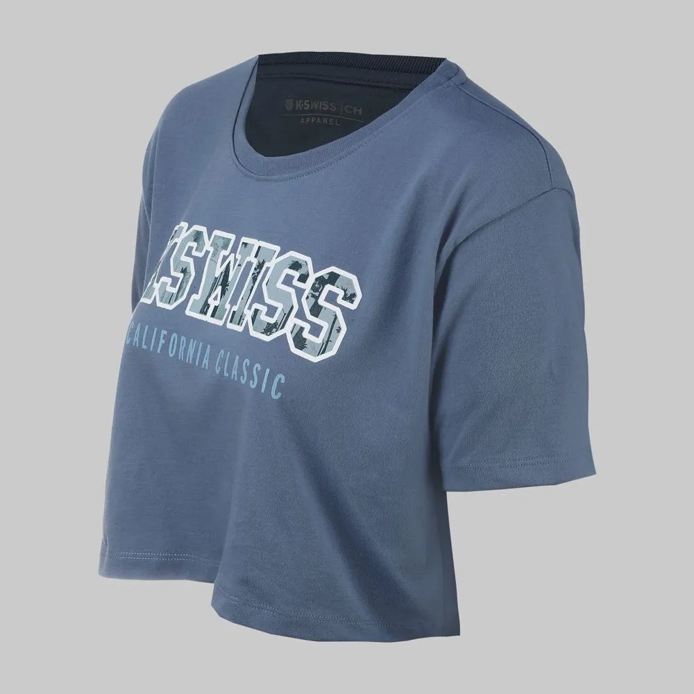 PLAYERA KSWISS CROP MUJER