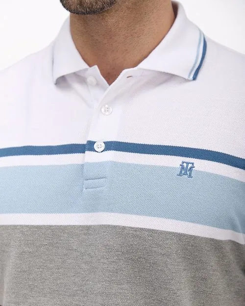Polo Cuello Camisa Hombre Saylor Azul Oscuro