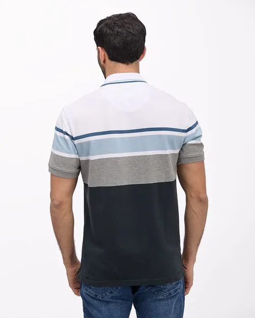 Polo Cuello Camisa Hombre Saylor Azul Oscuro