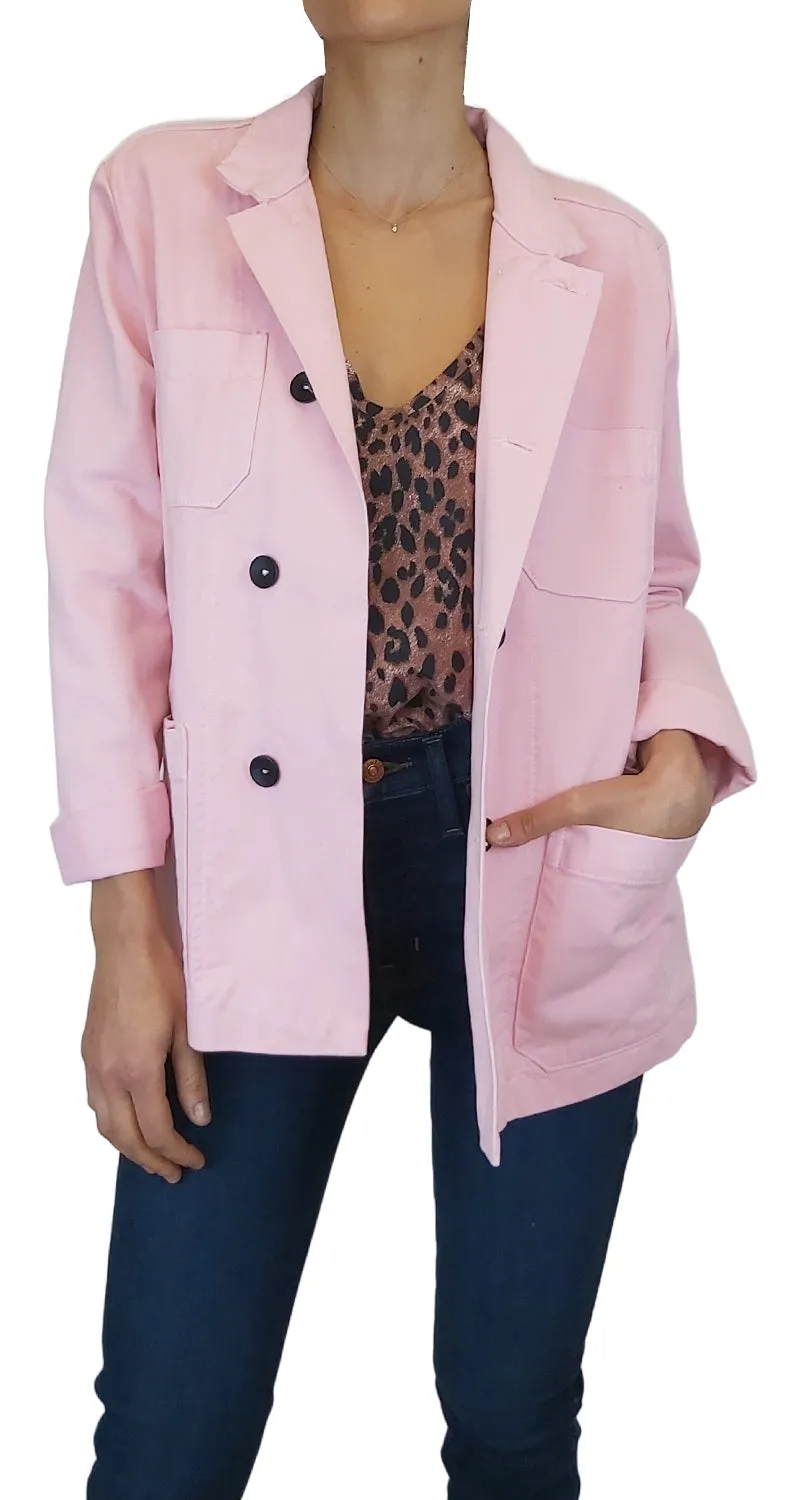QÜINA CHAQUETA DENIM ROSADA