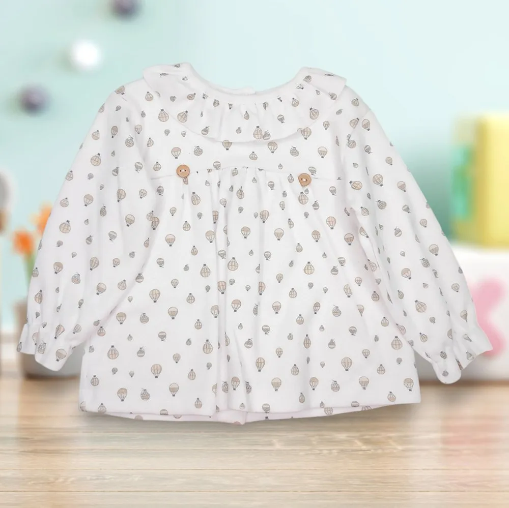 RAPIFE CONJUNTO PACK PUNTO ESTAMPADO DE BEBé NIñA  5513W21 CAMEL28 CORDONETS