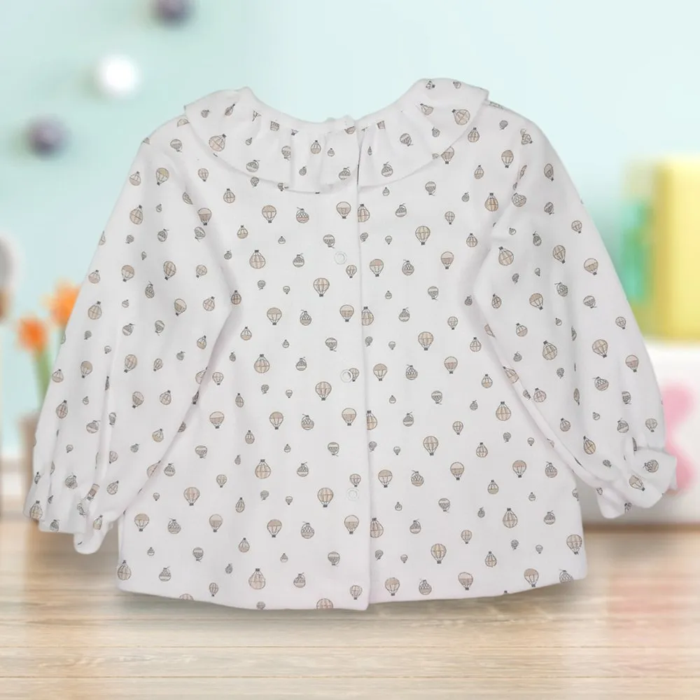 RAPIFE CONJUNTO PACK PUNTO ESTAMPADO DE BEBé NIñA  5513W21 CAMEL28 CORDONETS