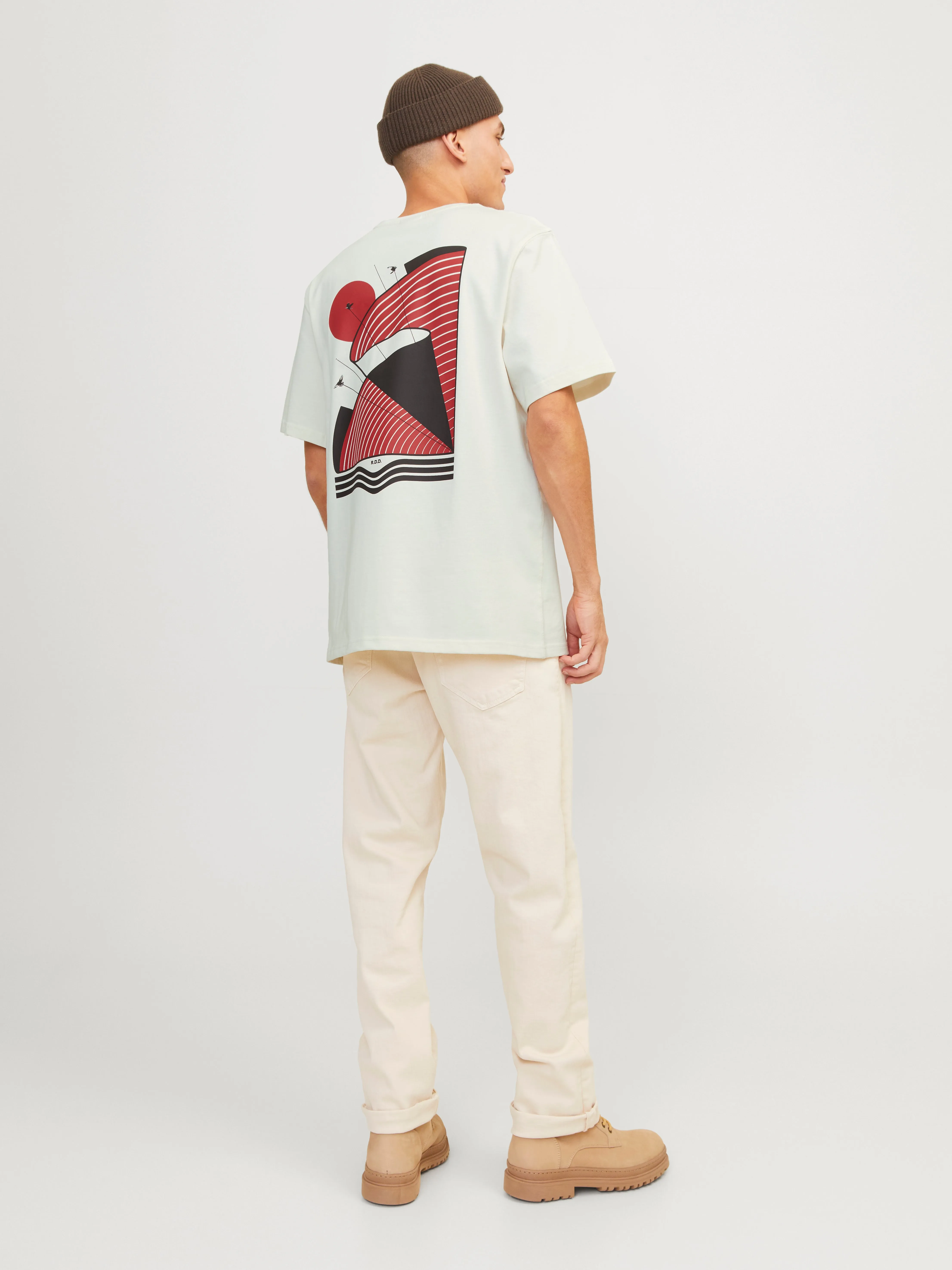 RDD Camiseta Estampado Cuello redondo | Blanco hueso | Jack & Jones®