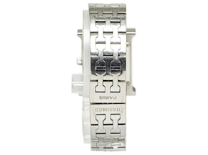 Reloj Hermès plateado de cuarzo y acero inoxidable Heure H Plata 