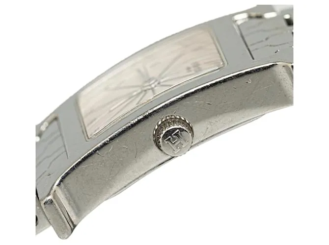 Reloj Hermès plateado de cuarzo y acero inoxidable Heure H Plata 