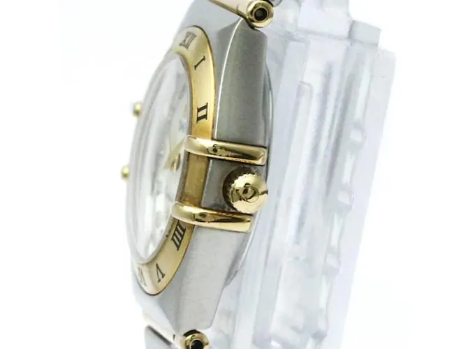 Reloj Omega Constellation con esfera de MOP y diamantes 